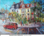 Beautiful St.John's-Military Rd, Oil on Canvas